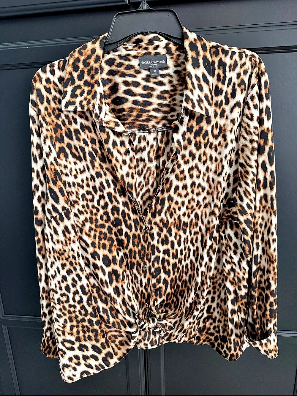Bold elements Leopard Print Blouse